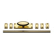 This is an image of a Heritage Brass - Espagnolette Bolt Polished Brass Finish, c1688-pb that is available to order from T.H Wiggans Ironmongery in Kendal.