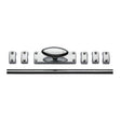 This is an image of a Heritage Brass - Espagnolette Bolt Polished Chrome Finish, c1688-pc that is available to order from T.H Wiggans Ironmongery in Kendal.