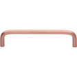 This is an image of a Heritage Brass - Cabinet Pull Wire Design 128mm CTC Satin Rose Gold Finish, c2155-128-srg that is available to order from T.H Wiggans Ironmongery in Kendal.