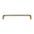 This is an image of a Heritage Brass - Cabinet Pull Wire Design 160mm CTC Polished Brass Finish, c2155-160-pb that is available to order from T.H Wiggans Ironmongery in Kendal.