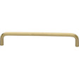 This is an image of a Heritage Brass - Cabinet Pull Wire Design 160mm CTC Satin Brass Finish, c2155-160-sb that is available to order from T.H Wiggans Ironmongery in Kendal.