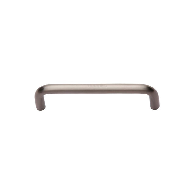 This is an image of a Heritage Brass - Cabinet Pull Wire Design 96mm CTC Satin Nickel Finish, c2155-96-sn that is available to order from T.H Wiggans Ironmongery in Kendal.
