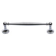 This is an image of a Heritage Brass - Cabinet Pull Colonial Design 152mm CTC Polished Chrome Finish, c2533-152-pc that is available to order from T.H Wiggans Ironmongery in Kendal.