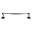 This is an image of a Heritage Brass - Cabinet Pull Colonial Design 152mm CTC Polished Nickel Finish, c2533-152-pnf that is available to order from T.H Wiggans Ironmongery in Kendal.