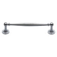 This is an image of a Heritage Brass - Cabinet Pull Colonial Design 152mm CTC Satin Chrome Finish, c2533-152-sc that is available to order from T.H Wiggans Ironmongery in Kendal.