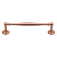 This is an image of a Heritage Brass - Cabinet Pull Colonial Design 152mm CTC Satin Rose Gold Finish, c2533-152-srg that is available to order from T.H Wiggans Ironmongery in Kendal.