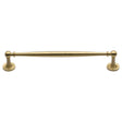 This is an image of a Heritage Brass - Cabinet Pull Colonial Design 203mm CTC Satin Brass Finish, c2533-203-sb that is available to order from T.H Wiggans Ironmongery in Kendal.