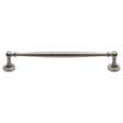 This is an image of a Heritage Brass - Cabinet Pull Colonial Design 203mm CTC Satin Nickel Finish, c2533-203-sn that is available to order from T.H Wiggans Ironmongery in Kendal.