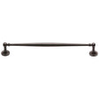 This is an image of a Heritage Brass - Cabinet Pull Colonial Design 254mm CTC Matt Bronze Finish, c2533-254-mb that is available to order from T.H Wiggans Ironmongery in Kendal.