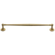 This is an image of a Heritage Brass - Cabinet Pull Colonial Design 254mm CTC Satin Brass Finish, c2533-254-sb that is available to order from T.H Wiggans Ironmongery in Kendal.