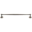 This is an image of a Heritage Brass - Cabinet Pull Colonial Design 254mm CTC Satin Nickel Finish, c2533-254-sn that is available to order from T.H Wiggans Ironmongery in Kendal.