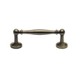 This is an image of a Heritage Brass - Cabinet Pull Colonial Design 96mm CTC Antique Brass Finish, c2533-96-at that is available to order from T.H Wiggans Ironmongery in Kendal.