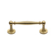 This is an image of a Heritage Brass - Cabinet Pull Colonial Design 96mm CTC Satin Brass Finish, c2533-96-sb that is available to order from T.H Wiggans Ironmongery in Kendal.