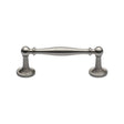 This is an image of a Heritage Brass - Cabinet Pull Colonial Design 96mm CTC Satin Nickel Finish, c2533-96-sn that is available to order from T.H Wiggans Ironmongery in Kendal.