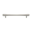 This is an image of a Heritage Brass - Cabinet Pull T-Bar Raindrop Design 192mm CTC Satin Nickel Finish, c3570-192-sn that is available to order from T.H Wiggans Ironmongery in Kendal.