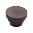 This is an image of a Heritage Brass - Cabinet Knob Round Stepped Design 38mm Matt Bronze Finish, c3624-38-mb that is available to order from T.H Wiggans Ironmongery in Kendal.