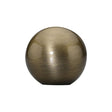 This is an image of a Heritage Brass - Cabinet Knob Globe Design 25mm Antique Brass Finish, c3627-at that is available to order from T.H Wiggans Ironmongery in Kendal.