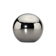 This is an image of a Heritage Brass - Cabinet Knob Globe Design 25mm Polished Nickel Finish, c3627-pnf that is available to order from T.H Wiggans Ironmongery in Kendal.