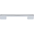 This is an image of a Heritage Brass - Cabinet Pull Slim Metro Design 160mm CTC Polished Chrome Finish, c3681-160-pc that is available to order from T.H Wiggans Ironmongery in Kendal.