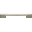 This is an image of a Heritage Brass - Cabinet Pull Slim Metro Design 160mm CTC Satin Nickel Finish, c3681-160-sn that is available to order from T.H Wiggans Ironmongery in Kendal.