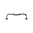 This is an image of a Heritage Brass - Cabinet Pull Henley Traditional Design 102mm CTC Polished Nickel Fi, c3960-102-pnf that is available to order from T.H Wiggans Ironmongery in Kendal.