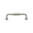 This is an image of a Heritage Brass - Cabinet Pull Henley Traditional Design 102mm CTC Satin Nickel Fi, c3960-102-sn that is available to order from T.H Wiggans Ironmongery in Kendal.