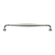 This is an image of a Heritage Brass - Cabinet Pull Henley Traditional Design 203mm CTC Polished Nickel Fi, c3960-203-pnf that is available to order from T.H Wiggans Ironmongery in Kendal.