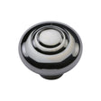 This is an image of a Heritage Brass - Cabinet Knob Round Bead Design 32mm Polished Chrome Finish, c3985-32-pc that is available to order from T.H Wiggans Ironmongery in Kendal.