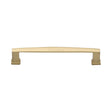 This is an image of a Heritage Brass - Cabinet Pull Vintage Design 152mm CTC Satin Brass Finish, c4384-152-sb that is available to order from T.H Wiggans Ironmongery in Kendal.