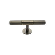This is an image of a Heritage Brass - Cabinet Knob Knurled Fountain Design 90mm Antique Brass Finish, c4463-90-at that is available to order from T.H Wiggans Ironmongery in Kendal.