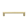 This is an image of a Heritage Brass - Cabinet Pull Hex Profile Design 152mm CTC Polished Brass Finish, c4473-152-pb that is available to order from T.H Wiggans Ironmongery in Kendal.