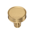 This is an image of a Heritage Brass - Cabinet Knob Venetian Design 32mm Satin Brass Finish, c4547-sb that is available to order from T.H Wiggans Ironmongery in Kendal.