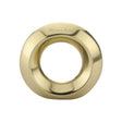 This is an image of a Heritage Brass - Cabinet Knob Round Ring Design 40mm Polished Brass Finish, c4553-pb that is available to order from T.H Wiggans Ironmongery in Kendal.