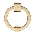 This is an image of a Heritage Brass - Round Drop Pull 63mm Satin Brass Finish, c6321-63-sb that is available to order from T.H Wiggans Ironmongery in Kendal.