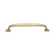 This is an image of a Heritage Brass - Cabinet Pull Durham Design 152mm CTC Satin Brass Finish, c7213-152-sb that is available to order from T.H Wiggans Ironmongery in Kendal.