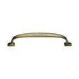 This is an image of a Heritage Brass - Cabinet Pull Durham Design 160mm CTC Antique Brass Finish, c7213-160-at that is available to order from T.H Wiggans Ironmongery in Kendal.