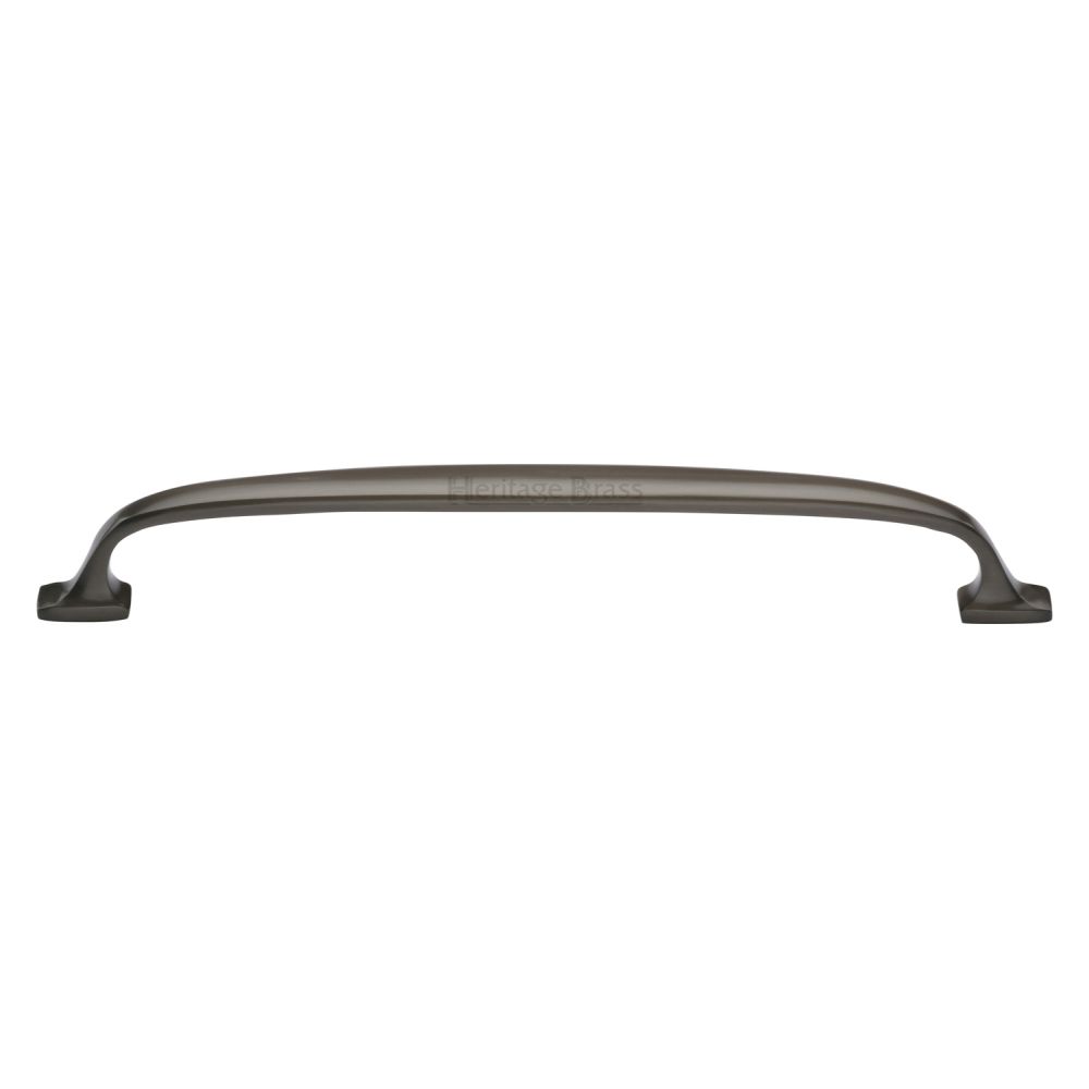 This is an image of a Heritage Brass - Cabinet Pull Durham Design 203mm CTC Matt Bronze Finish, c7213-203-mb that is available to order from T.H Wiggans Ironmongery in Kendal.