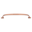 This is an image of a Heritage Brass - Cabinet Pull Durham Design 203mm CTC Satin Rose Gold Finish, c7213-203-srg that is available to order from T.H Wiggans Ironmongery in Kendal.