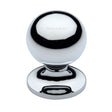 This is an image of a Heritage Brass - Cabinet Knob Ball Design 32mm Polished Chrome Finish, c8321-32-pc that is available to order from T.H Wiggans Ironmongery in Kendal.