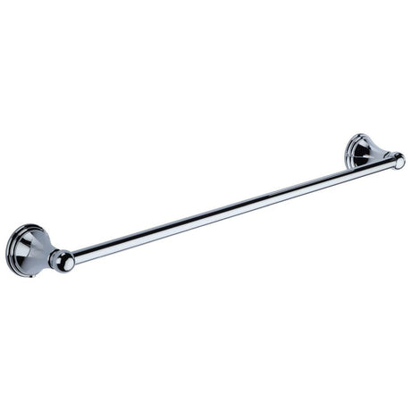 This is an image of a M.Marcus - Singel towel rail 60cm Polished Chrome Finish, cam-towel-60-pc that is available to order from T.H Wiggans Ironmongery in Kendal.