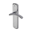This is an image of a Heritage Brass - Door Handle Lever Latch Centaur Design Apollo Finish, cen1010-ap that is available to order from T.H Wiggans Ironmongery in Kendal.