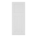 This is an image of Deanta Cambridge White Primed Doors available to order from T.H. Wiggans Ironmongery in Kendal