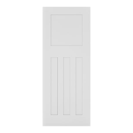 This is an image of Deanta Cambridge White Primed Doors available to order from T.H. Wiggans Ironmongery in Kendal