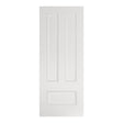 This is an image of Deanta Canterbury White Primed Doors available to order from T.H. Wiggans Ironmongery in Kendal