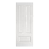 This is an image of Deanta Canterbury White Primed Doors available to order from T.H. Wiggans Ironmongery in Kendal