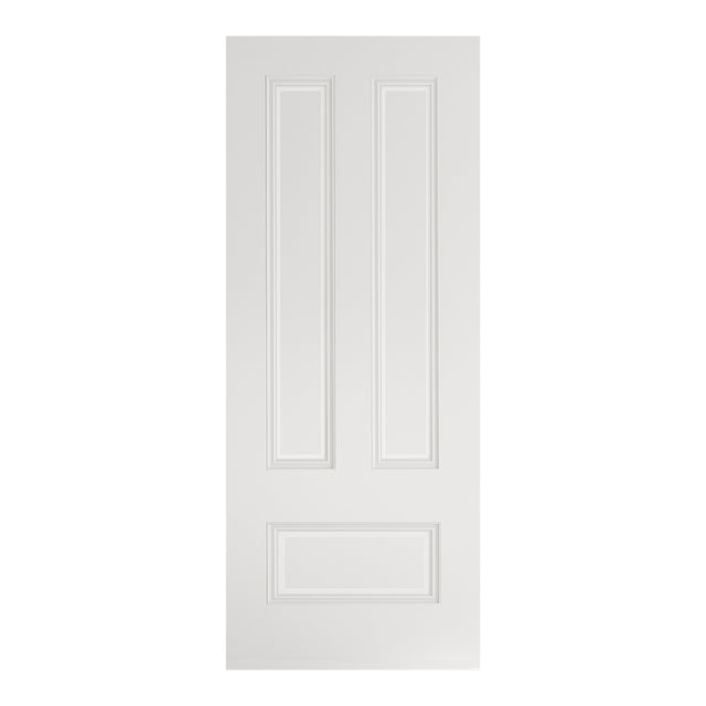 This is an image of Deanta Canterbury White Primed Doors available to order from T.H. Wiggans Ironmongery in Kendal