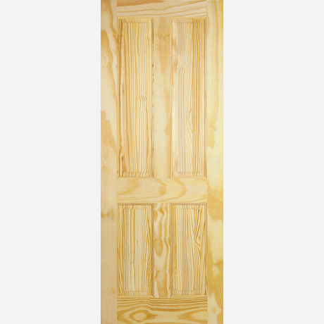 This is an image showing the LPD - 4P Clear Pine Doors Available to order from T.H. Wiggans Ironmongery in Kendal