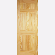 This is an image showing the LPD - 6P Clear Pine Doors Available to order from T.H. Wiggans Ironmongery in Kendal