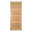 This is an image of Deanta Coventry Unfinished Oak Doors available to order from T.H. Wiggans Ironmongery in Kendal