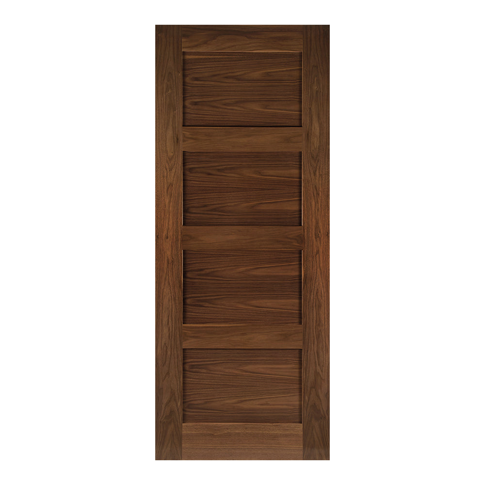 This is an image of Deanta Coventry Prefinished Walnut Doors available to order from T.H. Wiggans Ironmongery in Kendal